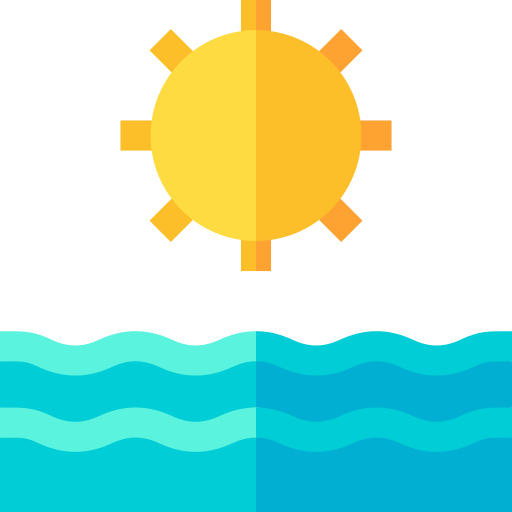 Sunrise Basic Straight Flat icon