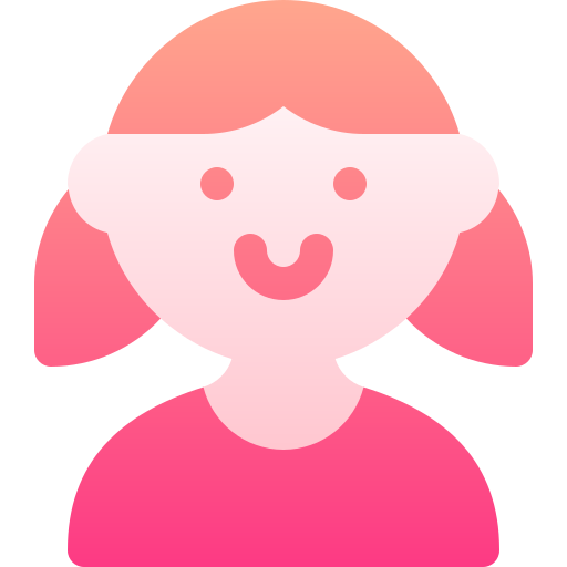 Girl Basic Gradient Gradient icon