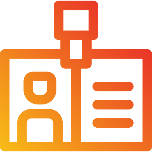 tarjeta de identificación icono gratis