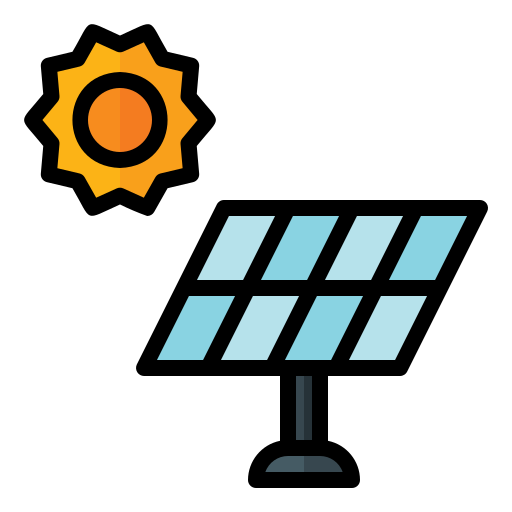 panel solar icono gratis