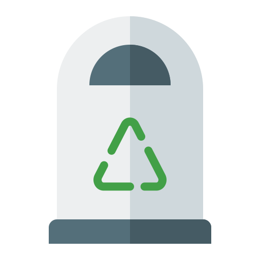 papelera de reciclaje icono gratis