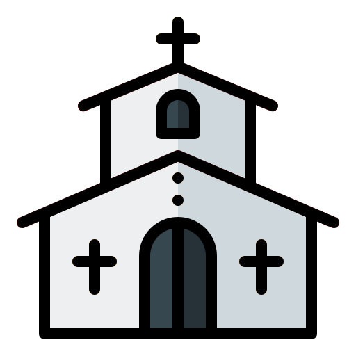 Church Generic Outline Color icon