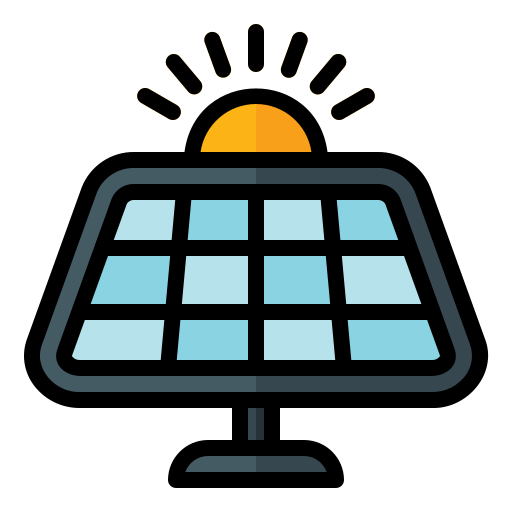 panel solar icono gratis