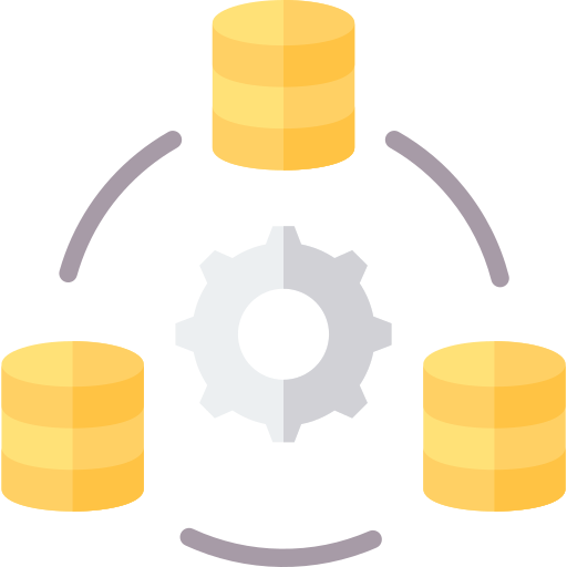 gestión de base de datos icono gratis