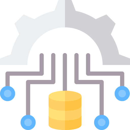 gestión de base de datos icono gratis