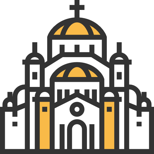 catedral de san sava icono gratis