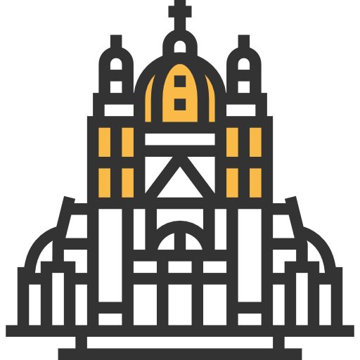 Basilica of the sacred heart free icon Basilica of the sacred heart free icon