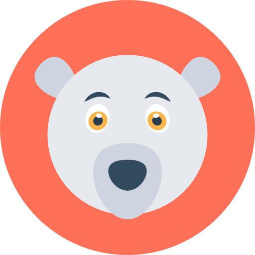 oso polar icono gratis