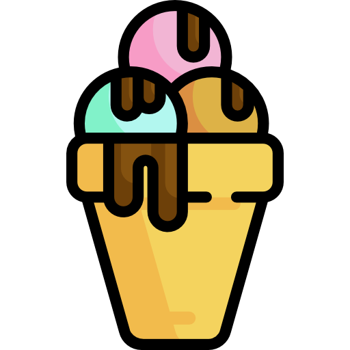 Ice cream Special Lineal color icon