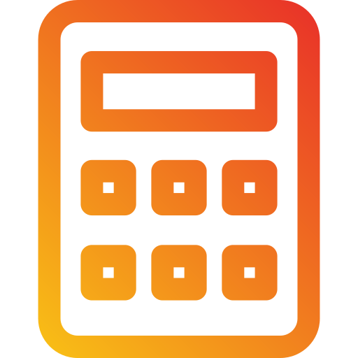 Calculator Generic Gradient icon