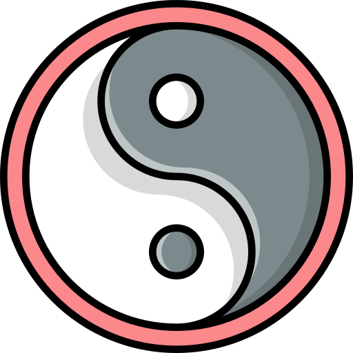yin yang Icône gratuit