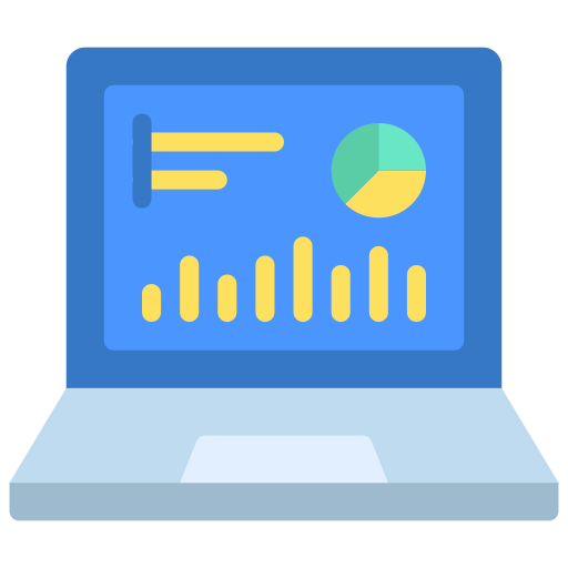 visualización de datos icono gratis