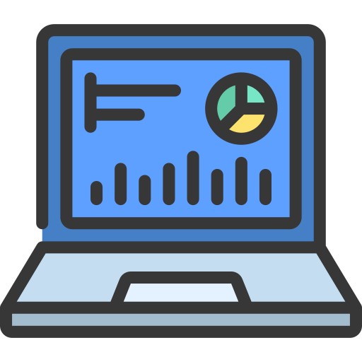 visualización de datos icono gratis