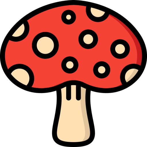 Mushroom Basic Miscellany Lineal Color icon