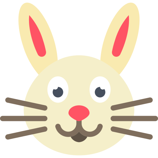 Bunny Basic Miscellany Flat icon