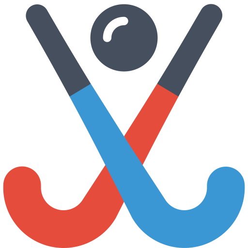 Hockey Sticks Basic Miscellany Flat Icon