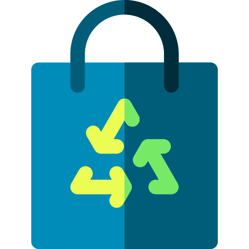 Recycling bag Basic Rounded Flat icon