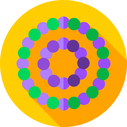 Beads Flat Circular Flat icon