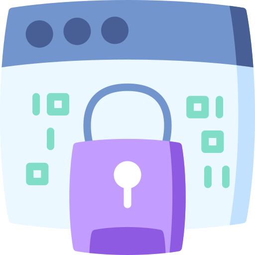 seguridad web icono gratis