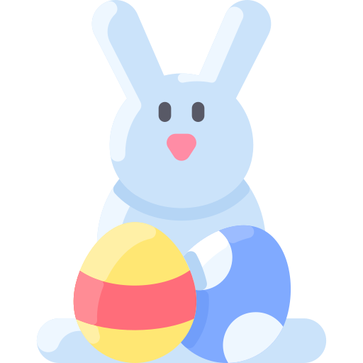 conejo de pascua icono gratis