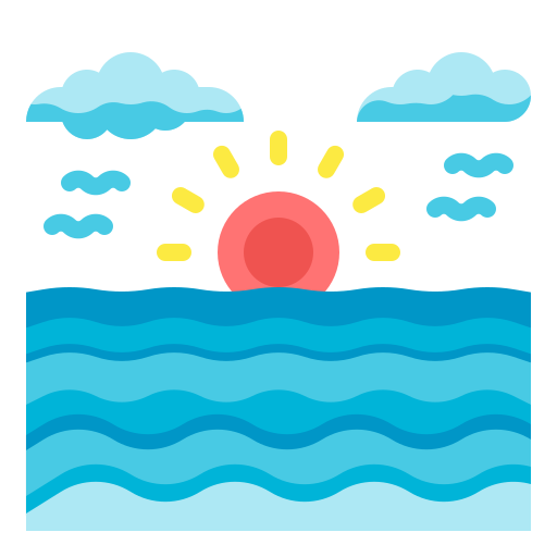 Sea Wanicon Flat icon