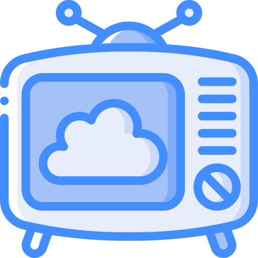 pantalla de televisión icono gratis