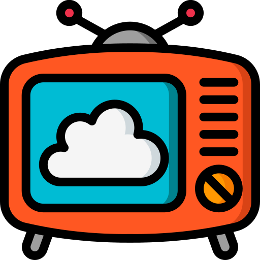 pantalla de televisión icono gratis