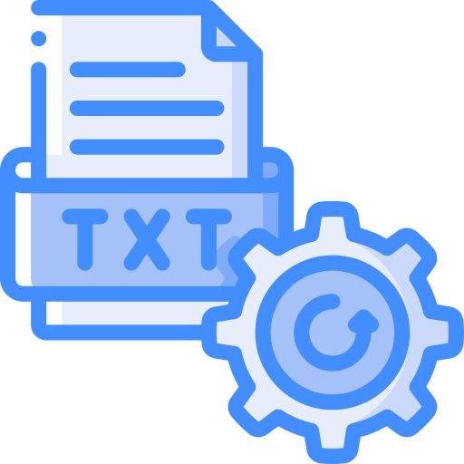 archivo txt icono gratis