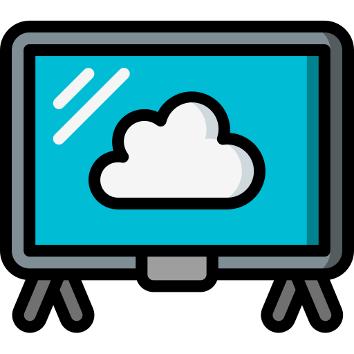 pantalla de televisión icono gratis