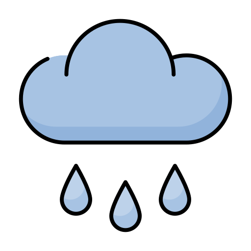 Rainy Generic Outline Color icon