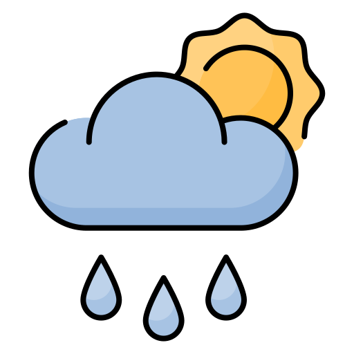 Rainy Generic Outline Color icon