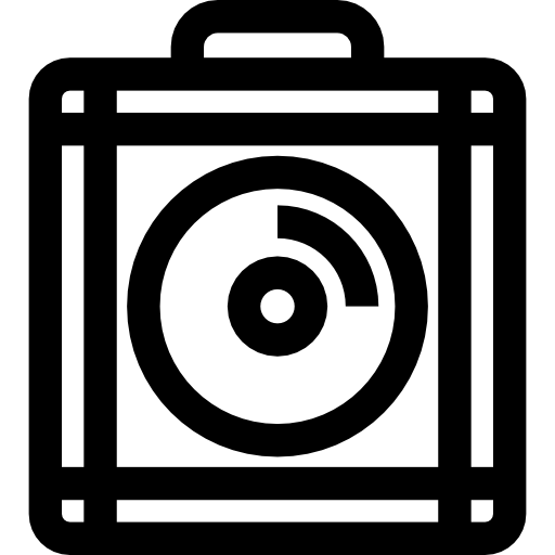 Amplifier Basic Straight Lineal icon