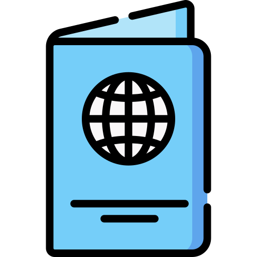 pasaporte icono gratis