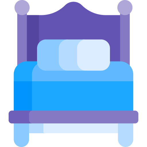 cama individual icono gratis