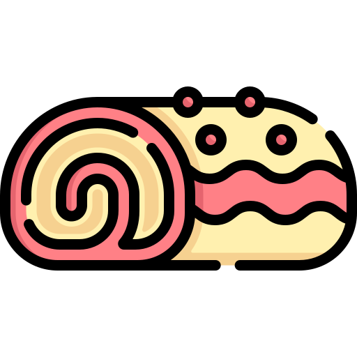 Roll cake free icon