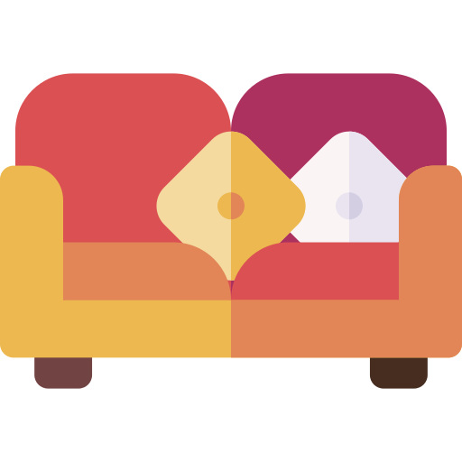 Sofa Basic Rounded Flat icon