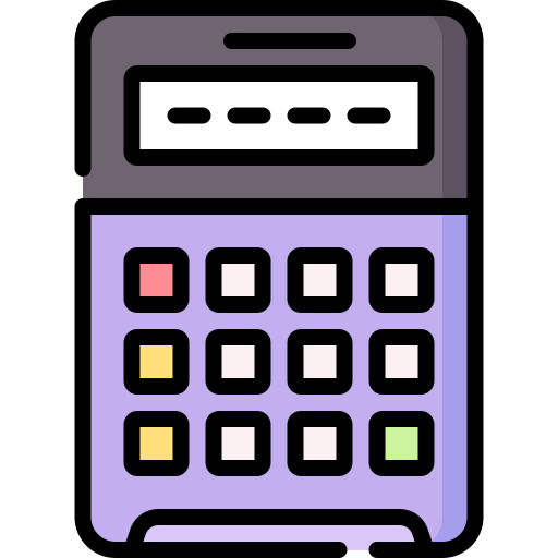 Calculator Special Lineal color icon