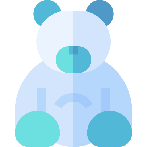 osito de peluche icono gratis