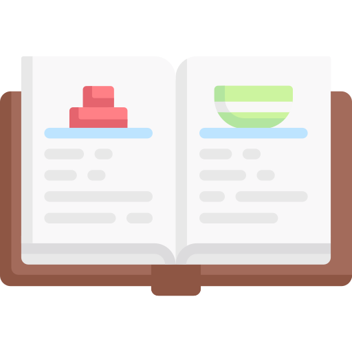 libro de recetas icono gratis