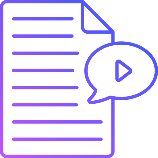 contenido de video icono gratis