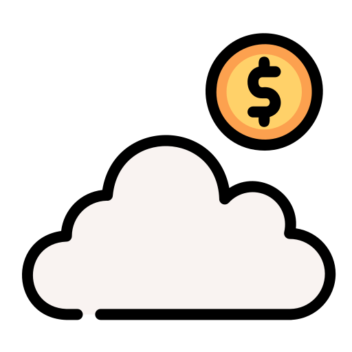 Cloud banking Generic Outline Color icon