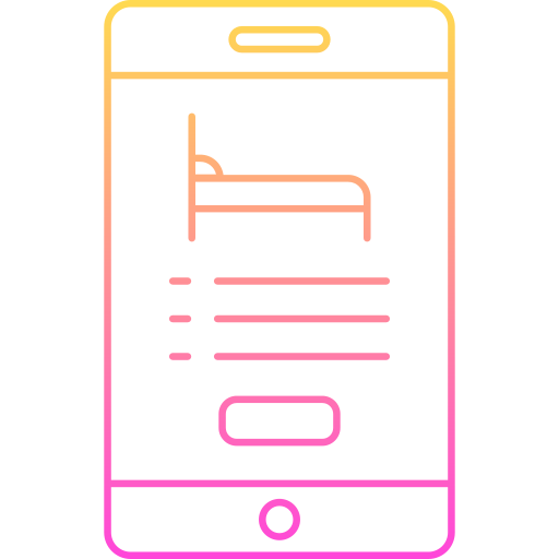 reservacion en linea icono gratis