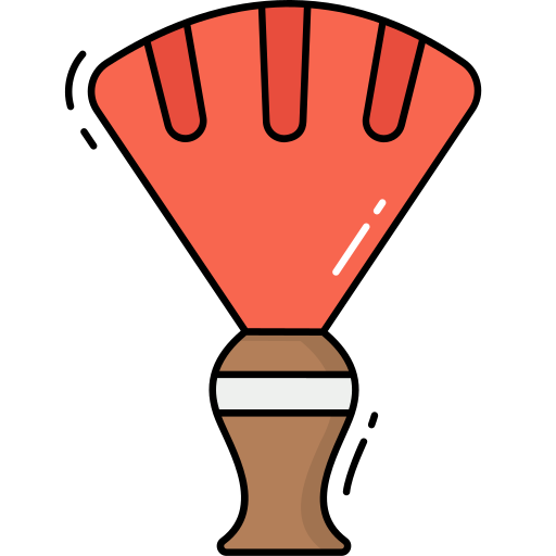 brocha de afeitar icono gratis