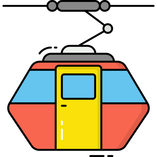 cabina del teleférico icono gratis