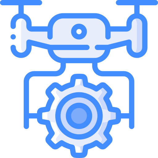 Drone Basic Miscellany Blue icon