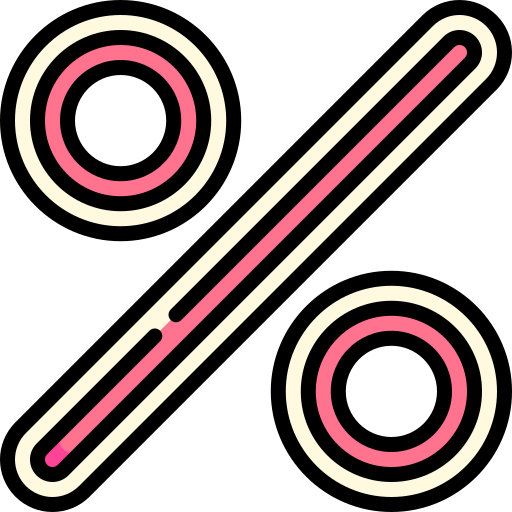 porcentaje icono gratis