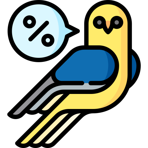 pájaro icono gratis