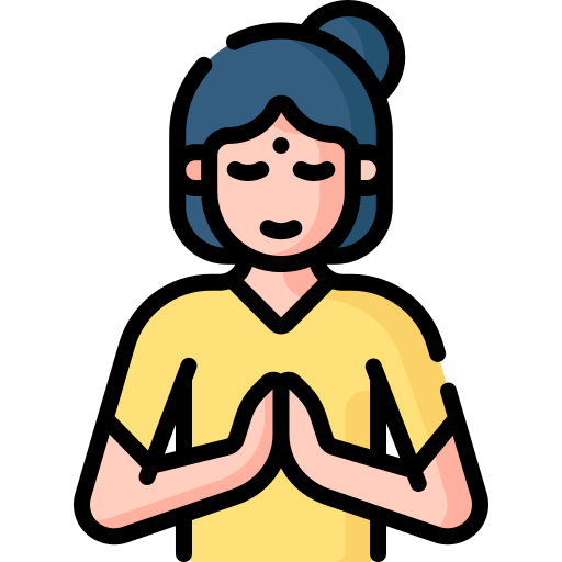 namaste icono gratis