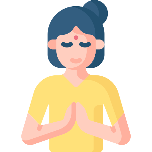 namaste icono gratis