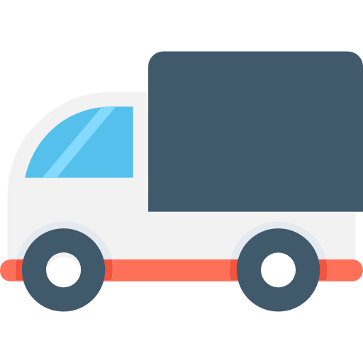 Cargo truck Flat Color Flat icon